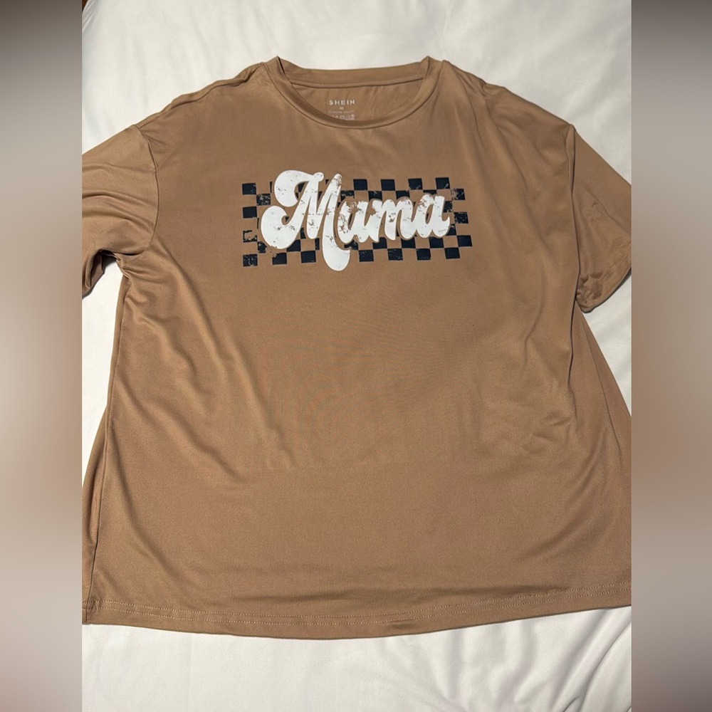 Shein Tan T-Shirt